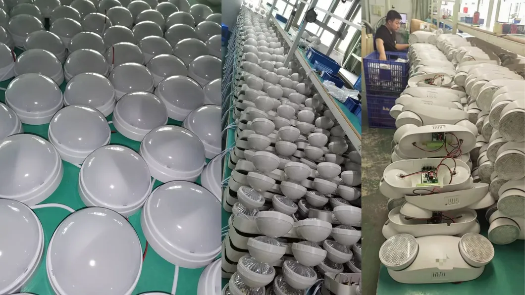 Factory Price ABS PC IP43 3W Back up Lithium Battery LED Emergency Spot Light for School Hospital Subway Train Stations Shopping Center Supermarket Hotel