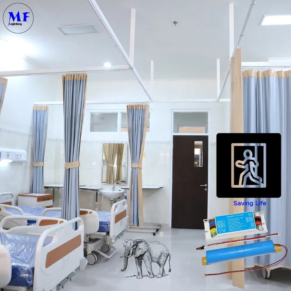 محول طوارئ LED احتياطي لمدة 3 ساعات متوافق مع الأضواء السفلية وأضواء Triproof والأضواء العالية 7