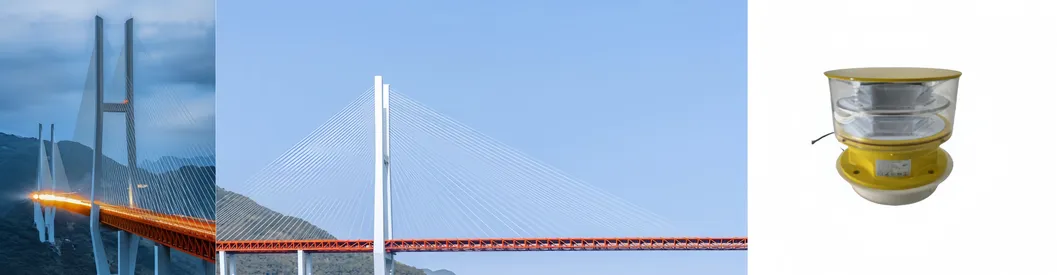 ضوء عائق الطيران LED  خلية ضوئية صب بالقالب IP66 اتصالات أصفر غاز نفط منصة بحرية 16