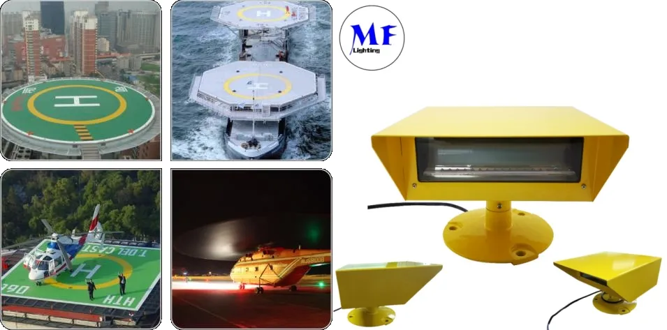 ضوء الفيضانات منصة الطائرات الهليكوبتر مطار الطائرات الهليكوبتر ضوء LED 1