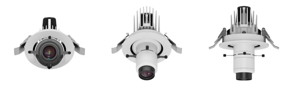 جهاز عرض شعار LED Gobo ضوء الأشعة فوق البنفسجية ND قابل للتكبير/التصغير IP65 Ra97+ مركز المعارض 0