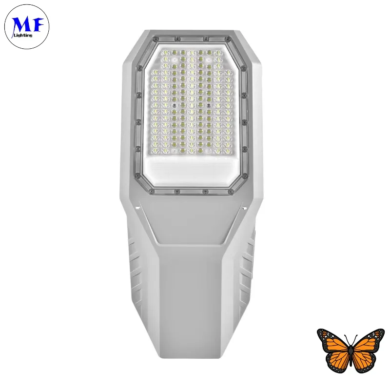 LED شمسي حديقة الشارع الضوء الحائط الألومنيوم مقاوم للماء 200W IP65 Ik08 مضغوط طريق الحديقة الرصيف الطريق السريع 0