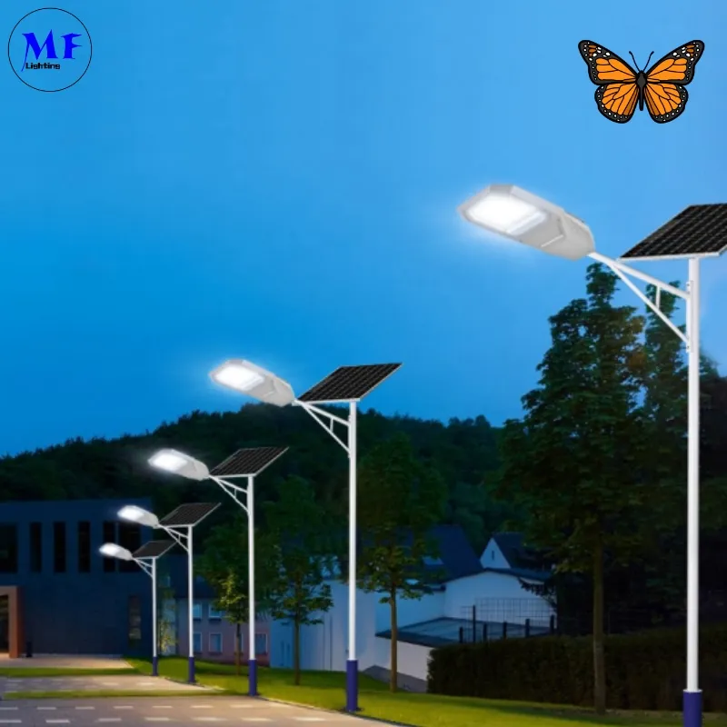 LED شمسي حديقة الشارع الضوء الحائط الألومنيوم مقاوم للماء 200W IP65 Ik08 مضغوط طريق الحديقة الرصيف الطريق السريع 2
