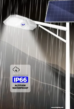 LED شمسي حديقة الشارع الضوء الحائط الألومنيوم مقاوم للماء 200W IP65 Ik08 مضغوط طريق الحديقة الرصيف الطريق السريع 5