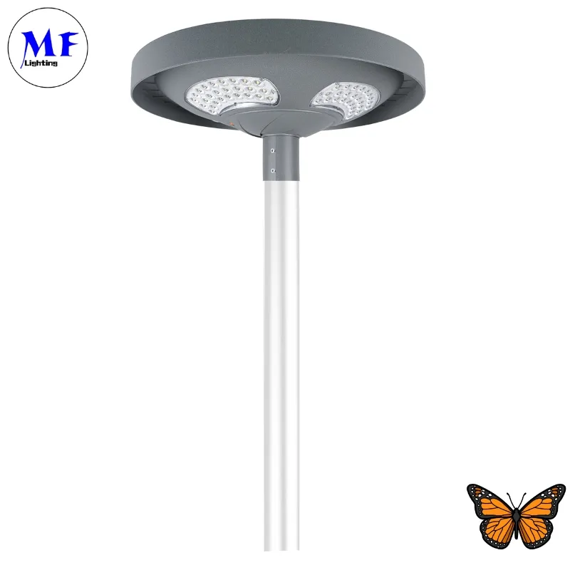 LED شمسي حديقة الشارع ضوء الحائط مقاوم للماء 40W IP65 Ik08 طريق الحديقة الرصيف 0