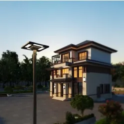 LED شمسي حديقة الشارع ضوء الحائط مقاوم للماء 40W IP65 Ik08 طريق الحديقة الرصيف 3
