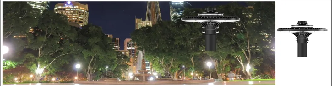 توفير الطاقة LED الحديقة منصة الضوء القطب المنطقة الضوء 140lm / W الذكية ضبط 200W للطريق السريع منطقة الراحة المجمع الرياضي المتنزه على الشاطئ 0