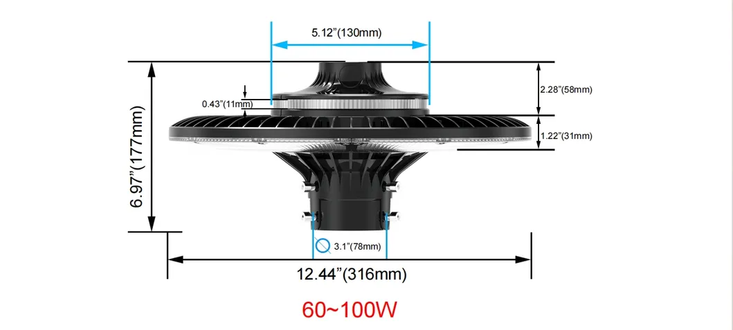 توفير الطاقة LED الحديقة منصة الضوء القطب المنطقة الضوء 140lm / W الذكية ضبط 200W للطريق السريع منطقة الراحة المجمع الرياضي المتنزه على الشاطئ 4