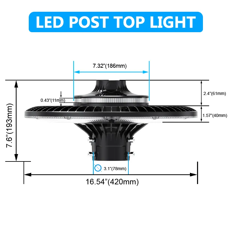 توفير الطاقة LED الحديقة منصة الضوء القطب المنطقة الضوء 140lm / W الذكية ضبط 200W للطريق السريع منطقة الراحة المجمع الرياضي المتنزه على الشاطئ 5