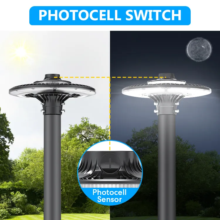 توفير الطاقة LED الحديقة منصة الضوء القطب المنطقة الضوء 140lm / W الذكية ضبط 200W للطريق السريع منطقة الراحة المجمع الرياضي المتنزه على الشاطئ 13