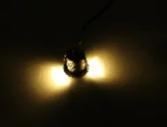 مصباح LED Step Light فضي 3W 12V IP65 ممر ممر مربعات حديقة الرصيف 2