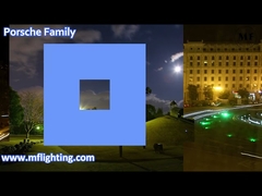 يموت المصبوب Alu 150LM / W يعتم ضوء الشارع LED IP66 مقاوم للماء