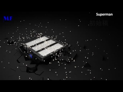 ضوء الفيضانات LED عالية الطاقة 1500W 1800W أضواء ملعب بقيادة عالية الطاقة أسود أدى ضوء الفيضانات