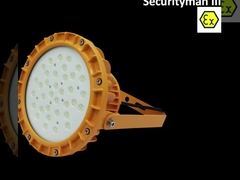 IP66 100W 150W 200W أتكس مضاد للانفجار ضد الانفجار معلق UFO LED High Bay Light للمنطقة 1 Zo