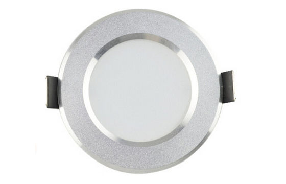 CRI 80 15 Watt 1380 Lumen Silver / White LED Ceiling Lighting Dimmable Down lights