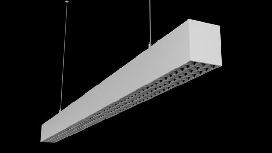 IP20 IK05 LED أضواء خطية عكس الضوء ضوء السقف محور الإنسان