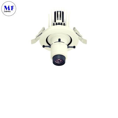 Single LED Spot Track Light 5 Years Warrranty with Shaping Capabilities r Aluminum Material for Art Galleries