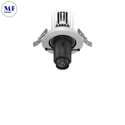 Single LED Spot Track Light 5 Years Warrranty with Shaping Capabilities r Aluminum Material for Art Galleries