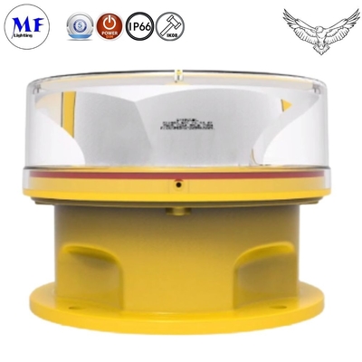 Red Aeronautical LED Aviation Obstruction Light Factory Price for Marking Obstacles  with Yellow color and Aluminum