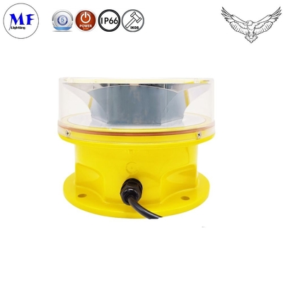 Red Aeronautical LED Aviation Obstruction Light Factory Price for Marking Obstacles  with Yellow color and Aluminum