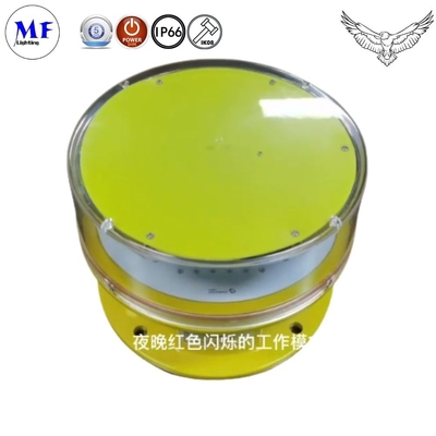 Red Aeronautical LED Aviation Obstruction Light Factory Price for Marking Obstacles  with Yellow color and Aluminum