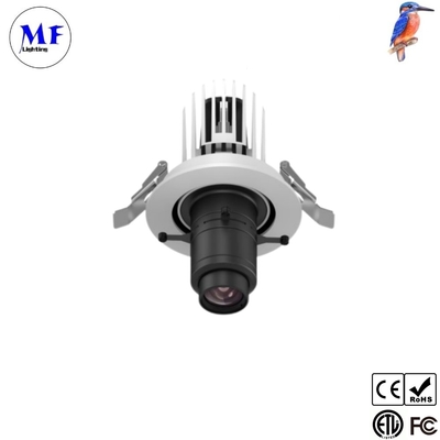 Smart CCT DIP Dimming LED Shapeable Track Spot Light 10W 28W High CRI For Sculpture Exhibition