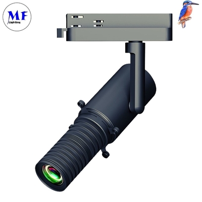 360° Rotation Zoomable LED Spot Track Light Shapeable Dimmable Ra>97 For Museum Exhibition