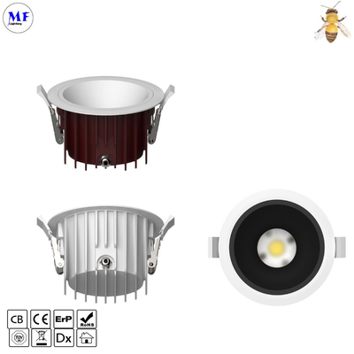 IP65 Waterproof High Power LED Down Light  With Recessed Mount For Bathroom Warehouse Stairways