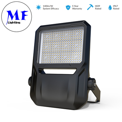50-280W IP67 IK09 5years Warranty LED Flood Light With Photocell Sensor For Sport Fields Stadium
