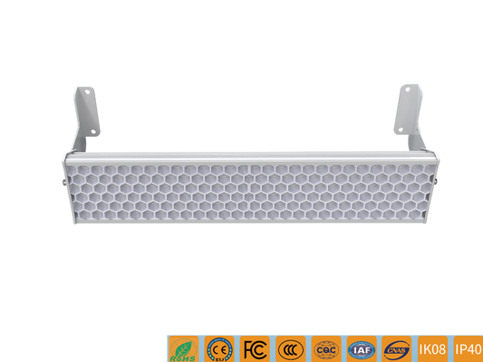 75-300W 5years Warranty IK08 IP60 Linear LED High Bay Light With High Efficacy For Sport Field Parking Garages