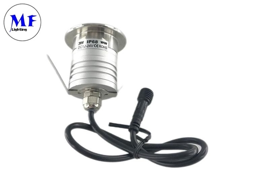 3W DC12-24V IP67 Garden Floor Light Waterproof 280lm Underwater 45 Beam Angle Outdoor