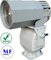 316L Stainless Steel LED Search Light With 160W IP66 5 Warranty Protection For Harsh Marine Environments