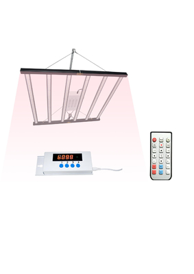 Foldable LED Plant Grow Light Custom Spectra Warranty 5 IP66 550W Full Spectrum UV IR Intelligent Control System