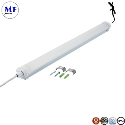 120Deg IP66 LED Triproof Light Years IK08 3000K 6000K with Emergency Sensor For Indoor Warehouse