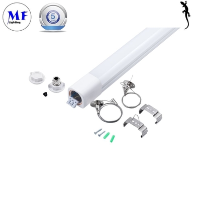 IP66 Waterproof 160lm/W LED Triproof Light Warranty 5 Years IK08 3000K 6000K with Emergency Sensor For Indoor Warehouse