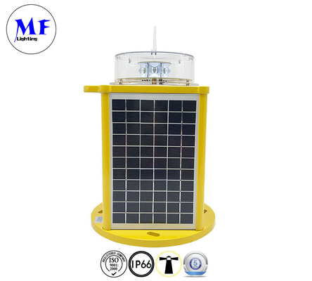 Solar Power LED Aviation Light Warning Light Type B With Red Green Yellow White Blue