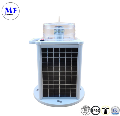Solar Power LED Aviation Light Warning Light Type B With Red Green Yellow White Blue