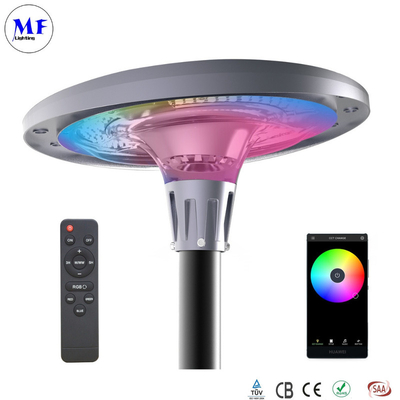 30W IP65 2 Years Warranty LED Solar Street Light WIth Special RGB Musical Rhythm  For Garden Sidewalk Trottior