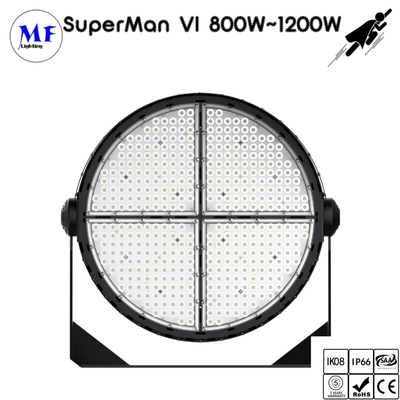 Stadium Sport Lighting Floodlight LED Flood Light IP66 Waterproof Ik10 300W-1200W With Dimming For Golf Course