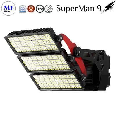 Outdoor LED Floodlight Flood Light High Power Lighting IP67 1200W Waterproof Ik10 155lm/W for Sport Fields