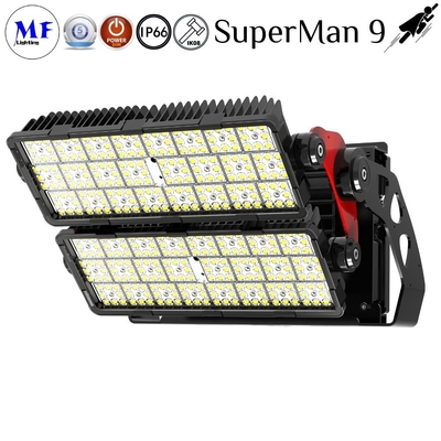 Outdoor LED Floodlight Flood Light High Power Lighting IP67 1200W Waterproof Ik10 155lm/W for Sport Fields