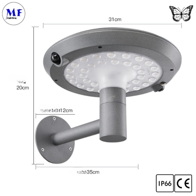 IP66 6.5W Solar LED Outdoor Street Garden Lighting 2 Years Warranty Waterproof 2900-6500K 2000lm For Courtyard