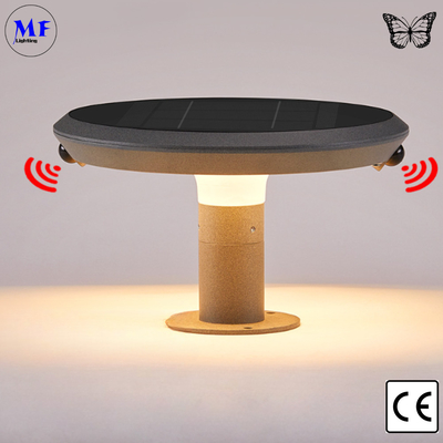 Factory Price Grey Housing Color LED Solar Street Light Solar Wall Light with Push Button Switch for Garden Lighting