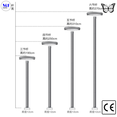 Factory Price Grey Housing Color LED Solar Street Light Solar Wall Light with Push Button Switch for Garden Lighting
