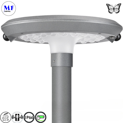 IP66 Waterproof Solar Wall Pillar Garden Light Street Lighting Outdoor LED Solar Garden Light with PIR Motion Sensor