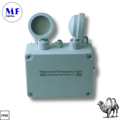 IP65 Waterproof Indoor Outdoor Battery 3hours 24hours Long Duration Wall Ceiling Hanging Mount White Green Exit Sign LED Emergency Light for Hotel Office