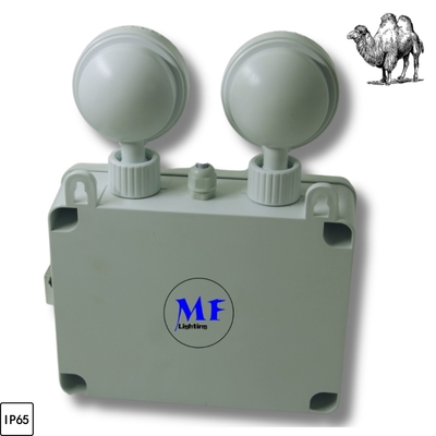IP65 Waterproof Indoor Outdoor Battery 3hours 24hours Long Duration Wall Ceiling Hanging Mount White Green Exit Sign LED Emergency Light for Hotel Office