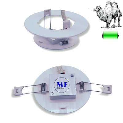 LED Emergency Spot Down Light  ABS PC IP43 3W Back up Lithium Battery for School Hospital Subway Train Stations