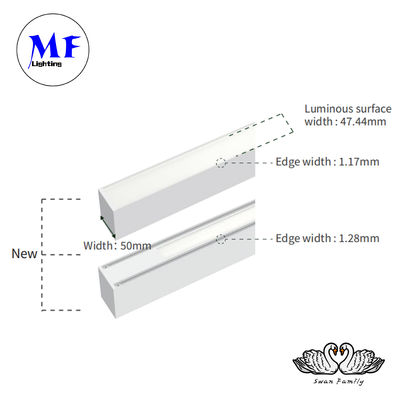 3000K-6000K IP20 Led Linear Lights For Indoor Office Shopping