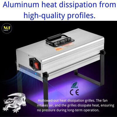 Factory Price PC Alu. Hangable 300W IP43 Pet Urine Detector Gel Nail Curing Coating Curing Solidify Resin Paint Printing LED UV Light